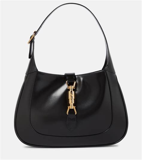 gucci jackie black white|gucci shoulder bag.